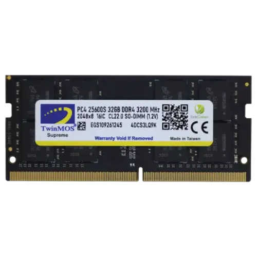 TwinMOS 16GB 3200MHz DDR4 Laptop RAM